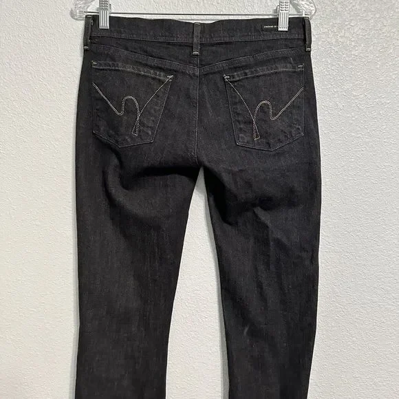 Citizen Of Humanity Ingrid Stretch Low Waist Flare Blue Jeans Size 28 Stay Gold - Picture 5 of 16